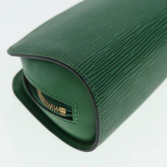 LOUIS VUITTON Epi Dauphine PM Cosmetic Pouch Green M48444 LV Auth 92025 - Picture 15 of 16